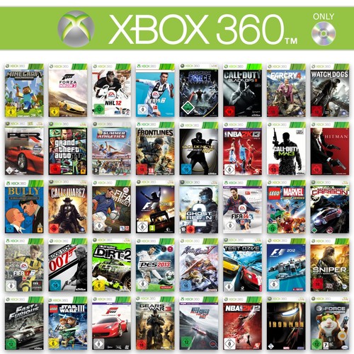 Xbox 360 spiele wahl - (nur, cd